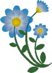 (image for) Happy Blue Flowers